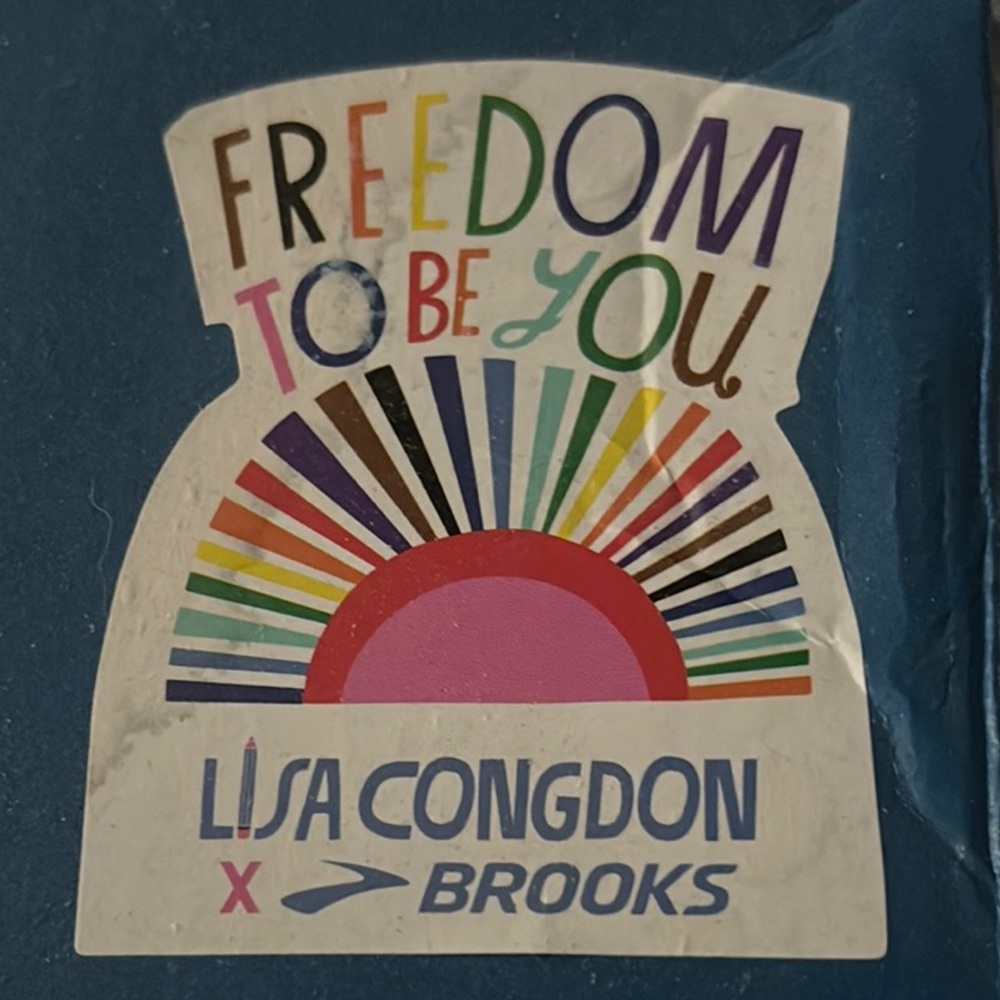 Lisa Congdon x Brooks Colorful running shoes